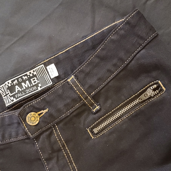 L.A.M.B. Full Back Zip Jeans - Picture 5 of 16